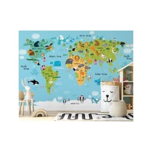 kids world map