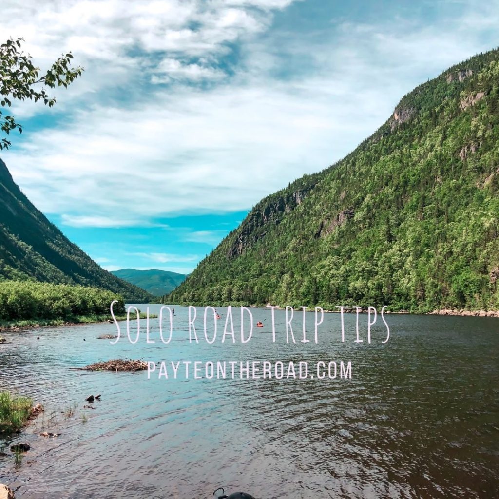 solo road trip tips