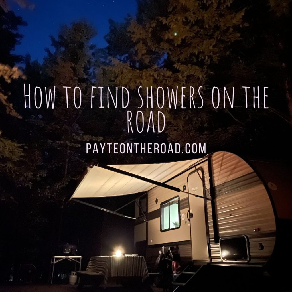 where to shower road trip
